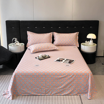 91家纺网 家纺一手货源 找家纺 （总）铭成 2024新款全棉生态喷气加厚磨毛单品床单