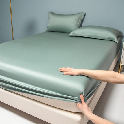 91家纺网 家纺一手货源 找家纺 （总）DC 2024新款100支长绒棉纯色悠品系列--单床笠