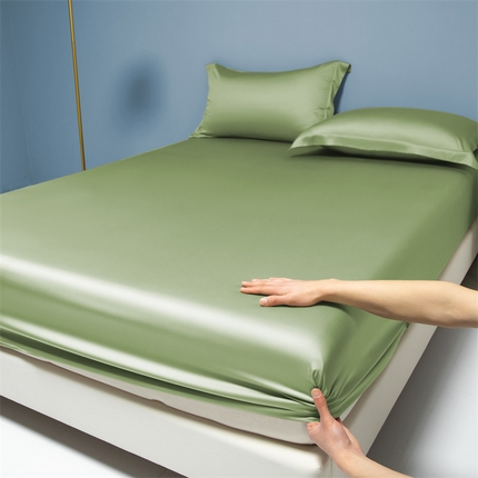 91家纺网 家纺一手货源 找家纺 （总）DC 2024新款100支长绒棉纯色悠品系列--单床笠