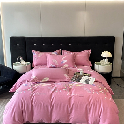 91家纺网 家纺一手货源 找家纺 （总）铭成 2024新款全棉生态喷气加厚磨毛单品被套