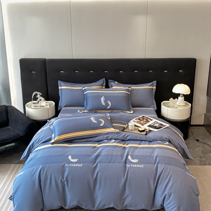 91家纺网 家纺一手货源 找家纺 （总）铭成 2024新款全棉生态喷气加厚磨毛单品被套