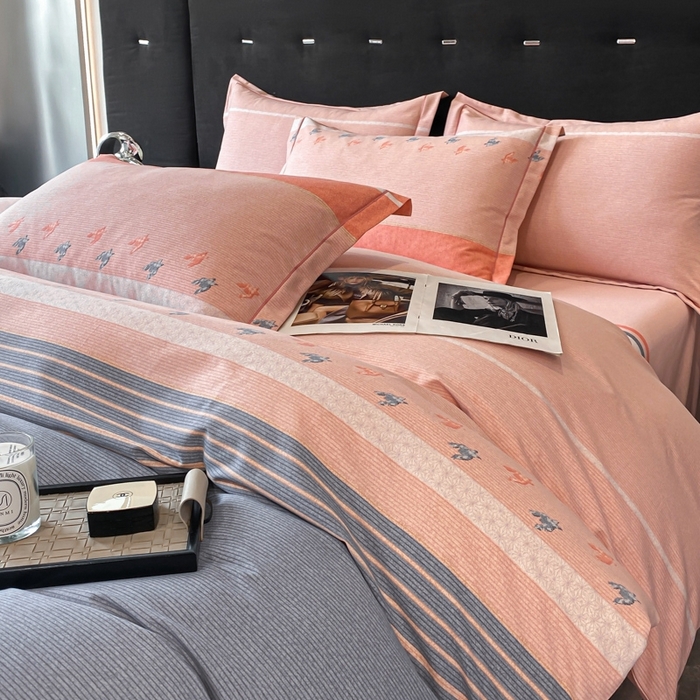 91家纺网 家纺一手货源 找家纺 铭成 2024新款全棉生态喷气加厚磨毛单品被套 布鲁斯