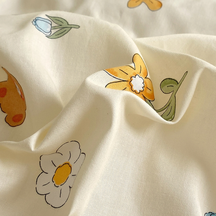 91家纺网 家纺一手货源 找家纺 （总）罗艺轩家纺2024新款全棉蕾丝夹棉床裙忆江南系列-床裙三件套