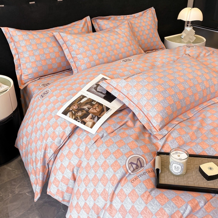 91家纺网 家纺一手货源 找家纺 铭成 2024新款全棉生态喷气加厚磨毛单品被套 祖玛珑-桔