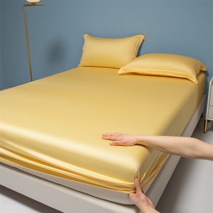 91家纺网 家纺一手货源 找家纺 （总）DC 2024新款100支长绒棉纯色悠品系列--单床笠