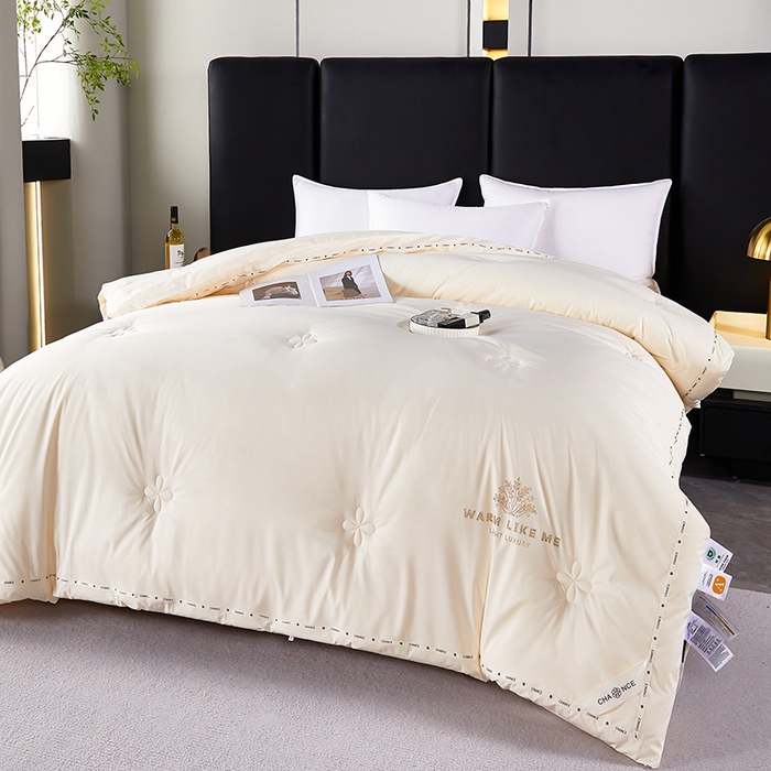 91家纺网 家纺一手货源 找家纺 （总）丽卡家纺  2023新款蚕丝棉被子被芯-完美演绎