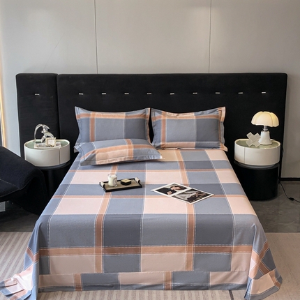 铭成 2024新款全棉生态喷气加厚磨毛单品床单 伯格