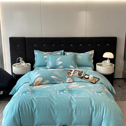 91家纺网 家纺一手货源 找家纺 （总）铭成 2024新款全棉生态喷气加厚磨毛单品被套