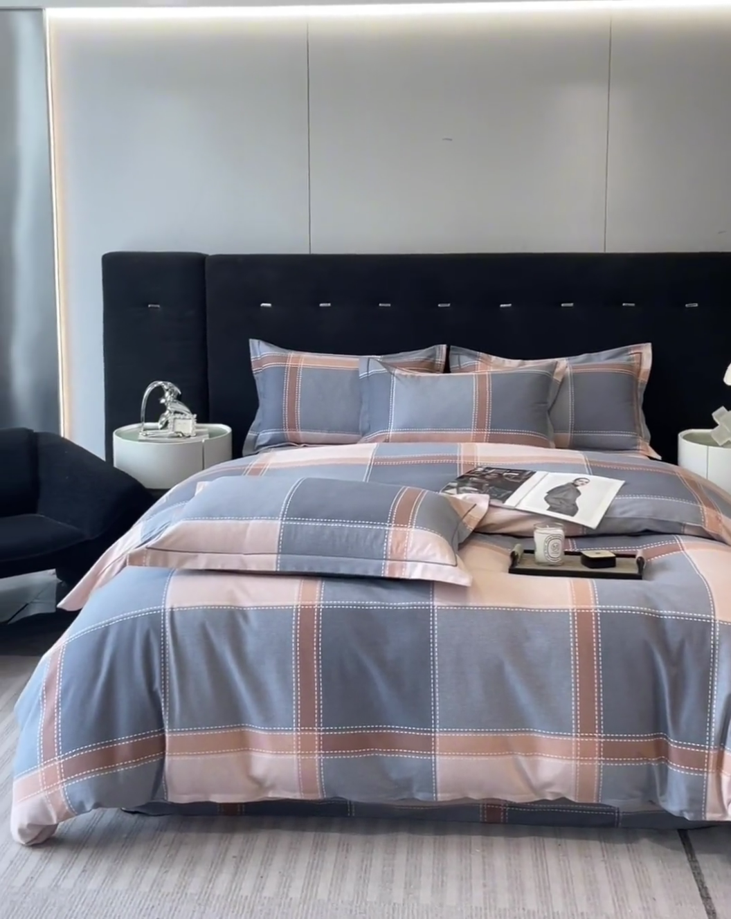 91家纺网 家纺一手货源 找家纺 铭成 2024新款全棉生态喷气加厚磨毛单品被套 伯格