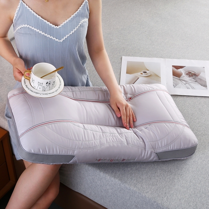 91家纺网 家纺一手货源 找家纺 拾光枕芯 2023新款睡眠科技护颈枕 2