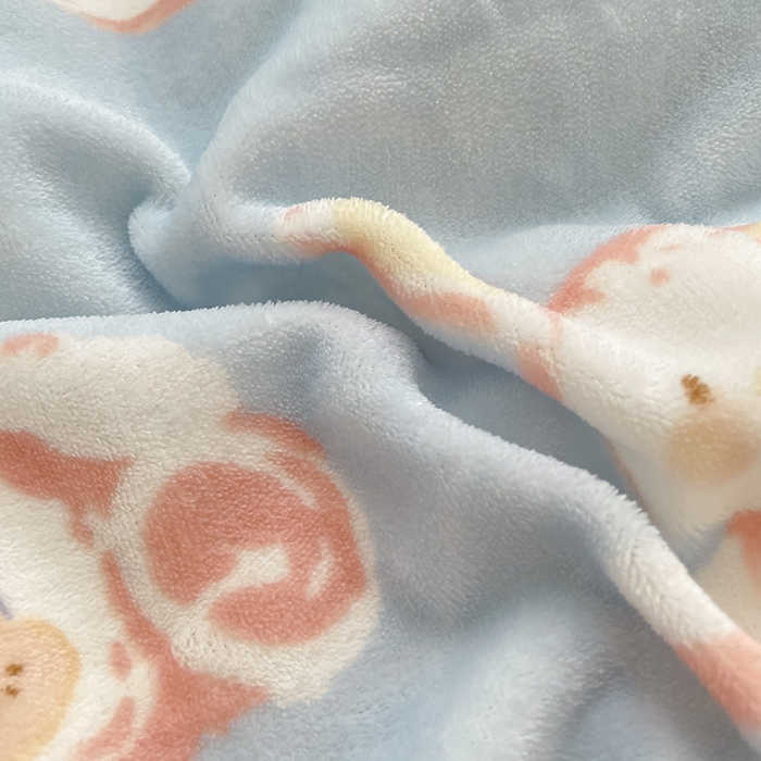 91家纺网 家纺一手货源 找家纺 桃子 2023新款ins小清新韩系可爱卡通奶油兔子加厚牛奶绒系列四件套详情第三批 绒-菲比兔