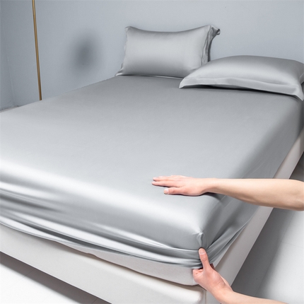 91家纺网 家纺一手货源 找家纺 （总）DC 2024新款100支长绒棉纯色悠品系列--单床笠