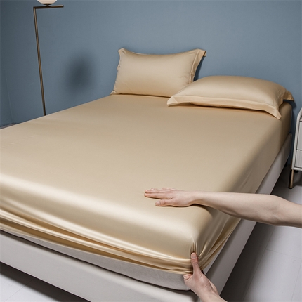 91家纺网 家纺一手货源 找家纺 （总）DC 2024新款100支长绒棉纯色悠品系列--单床笠