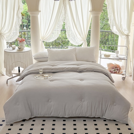 91家纺网 家纺一手货源 找家纺 （总）北极情 2024新款二合一拉链款大豆被子母被双胎被冬被春秋被被子