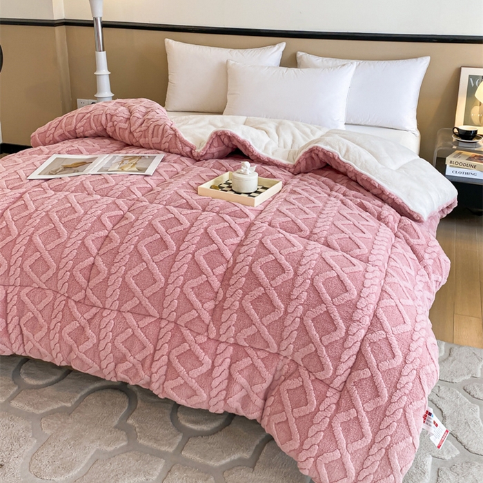 91家纺网 家纺一手货源 找家纺 （总）亚龙工厂店 2024新款加厚塔芙绒冬被