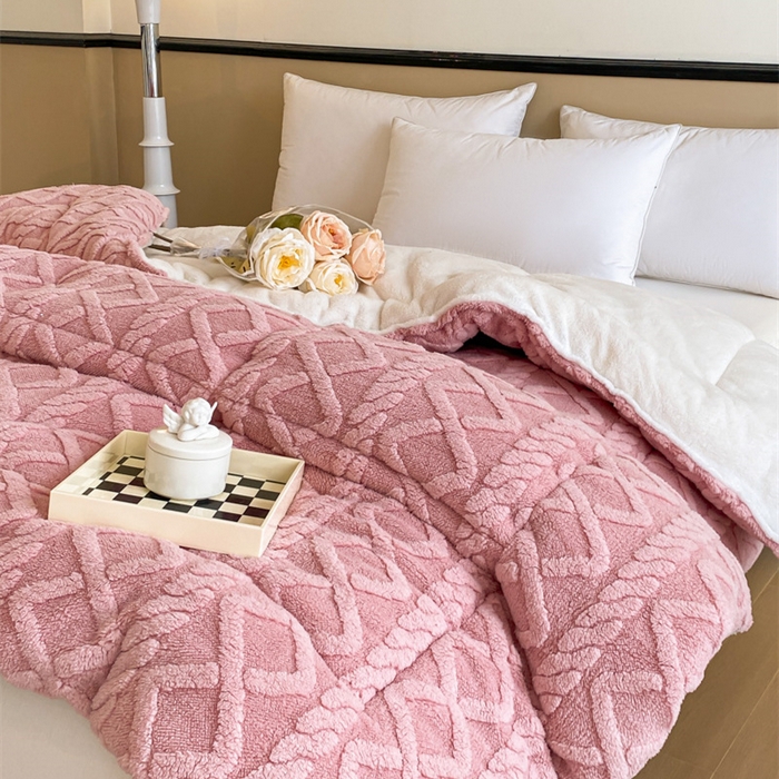 91家纺网 家纺一手货源 找家纺 （总）亚龙工厂店 2024新款加厚塔芙绒冬被