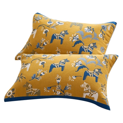 91家纺网 家纺一手货源 找家纺 （总）朴尔家纺-毛巾被 2023年全棉多彩四层纱布枕巾