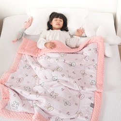 91家纺网 家纺一手货源 找家纺 （总）倍美毯业 2023新款儿童婴儿毛毯云毯童毯幼儿园午睡盖毯