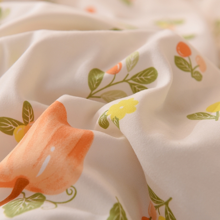 91家纺网 家纺一手货源 找家纺 妖妖家纺 2023妖妖超柔水洗双层纱冬被 南瓜瓜