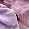 91家纺网 家纺一手货源 找家纺 2023 卡斯诺 新款素色双拼牛奶绒四件套（风格一） 微微紫