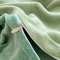 91家纺网 家纺一手货源 找家纺 2023 卡斯诺 新款素色双拼牛奶绒四件套（风格一） 浅绿豆绿