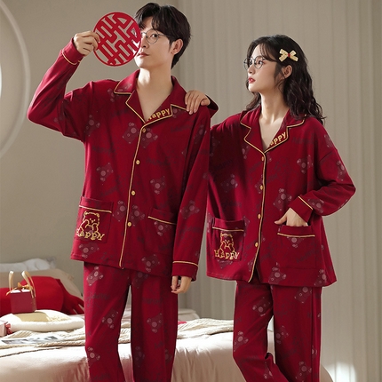 91家纺网 家纺一手货源 找家纺 （总）洛兰沙家居馆【只代发】【只代发】 2023洛兰沙淳针织全棉婚庆套装