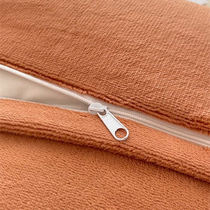 91家纺网 家纺一手货源 找家纺 古吉梦 2023新款牛奶绒纯色双拼（跑量款）四件套 奶芋色+亚麻驼