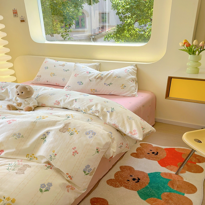 91家纺网 家纺一手货源 找家纺 （总）田野 2023新款秋冬款13372全棉四件套