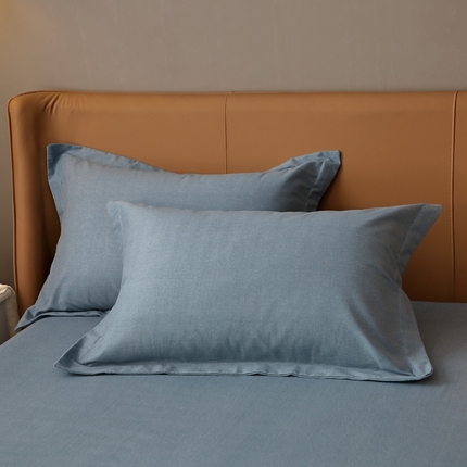 91家纺网 家纺一手货源 找家纺 （总）晶缦家纺 2024加厚全棉纯色生态磨毛多规格单品四件套--枕套