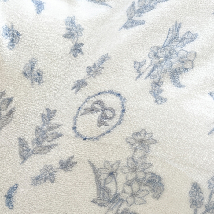 91家纺网 家纺一手货源 找家纺 妖妖家纺 2023新款牛奶绒四件套 浪漫蝴蝶结