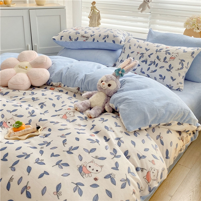 91家纺网 家纺一手货源 找家纺 古吉梦 2023新增牛奶绒印花（跑量款） 安琪儿