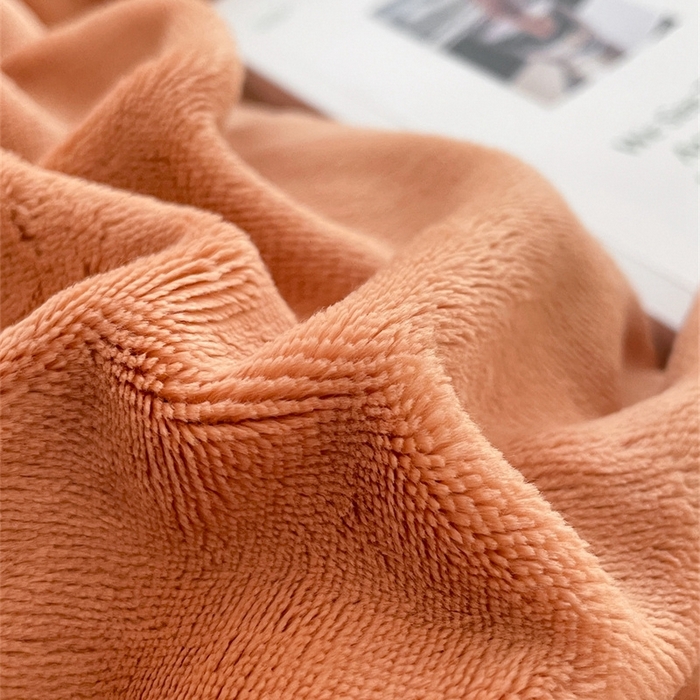 91家纺网 家纺一手货源 找家纺 古吉梦 2023新款牛奶绒纯色双拼（跑量款）四件套 亚麻驼+香槟