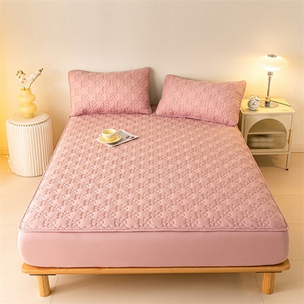 91家纺网 家纺一手货源 找家纺 （总）慕色家纺 2023新款防水大豆夹棉床笠