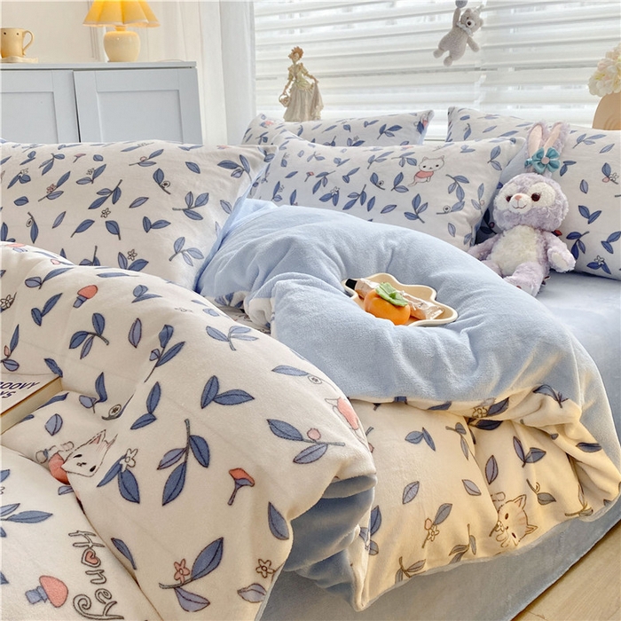 91家纺网 家纺一手货源 找家纺 古吉梦 2023新增牛奶绒印花（跑量款） 安琪儿