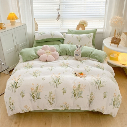 91家纺网 家纺一手货源 找家纺 古吉梦 2023新增牛奶绒印花（跑量款） 风雅