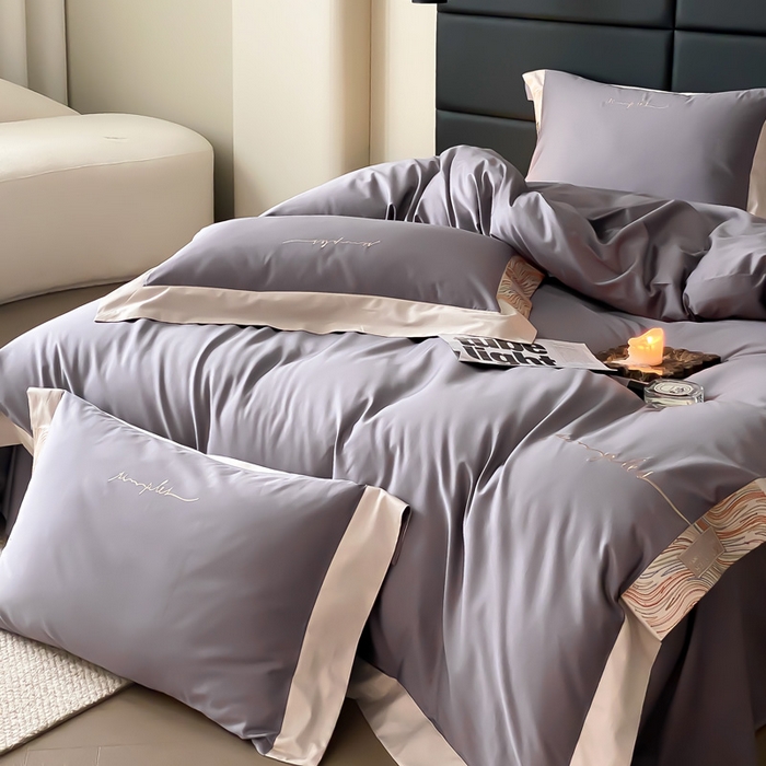 91家纺网 家纺一手货源 找家纺 （总）爱缦 2023新款极光系列100支澳棉四件套风格一