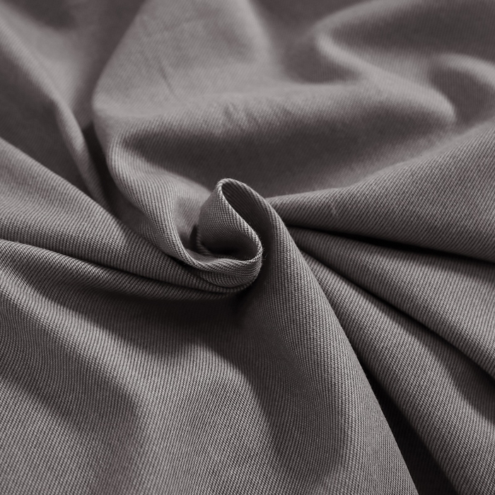 91家纺网 家纺一手货源 找家纺 晶缦家纺 2023加厚全棉纯色生态磨毛多规格单品四件套--被套 纯依-银灰