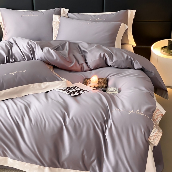 91家纺网 家纺一手货源 找家纺 （总）爱缦 2023新款极光系列100支澳棉四件套风格一