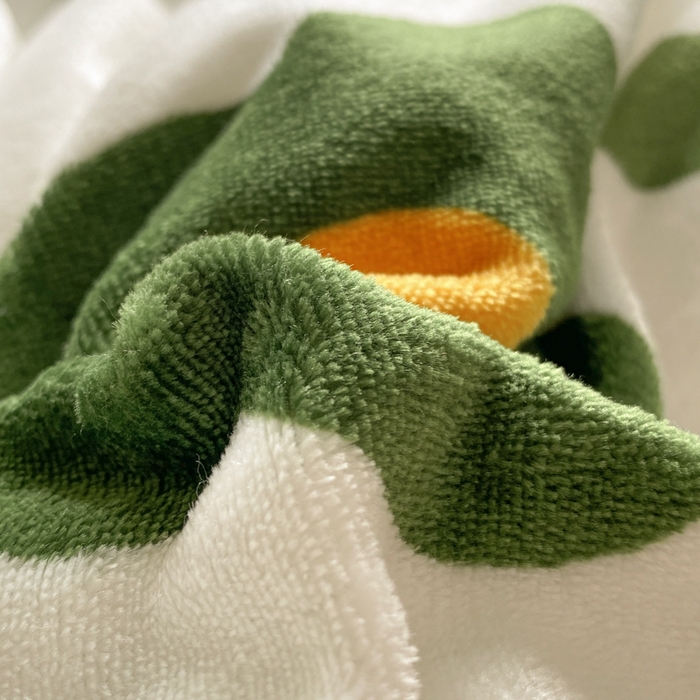 91家纺网 家纺一手货源 找家纺 沐慕 2024新款牛奶绒加厚保暖卡通印花四件套 字母萌宠