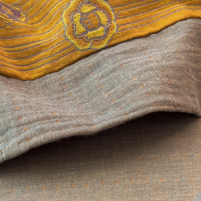 91家纺网 家纺一手货源 找家纺 小欢喜 新款色织全棉双层纱四件套直播爆款 花香蜜蜜-黄