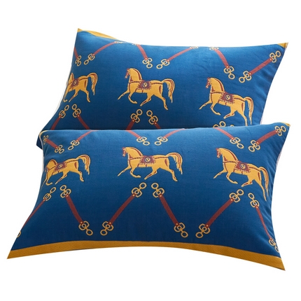 91家纺网 家纺一手货源 找家纺 （总）朴尔家纺-毛巾被 2023年全棉多彩四层纱布枕巾