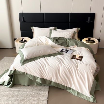 91家纺网 家纺一手货源 找家纺 （总）爱缦 2023新款极光系列100支澳棉四件套风格一