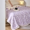 91家纺网 家纺一手货源 找家纺 佰汀 2024新款烟花系列--雕花绒毛毯 烟花香芋紫