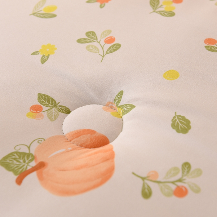 91家纺网 家纺一手货源 找家纺 妖妖家纺 2023妖妖超柔水洗双层纱冬被 南瓜瓜