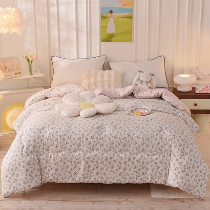 91家纺网 家纺一手货源 找家纺 （总）妖妖家纺 2023妖妖超柔水洗双层纱冬被