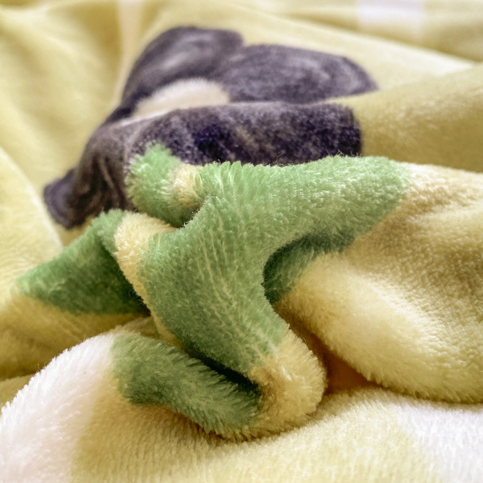 91家纺网 家纺一手货源 找家纺 沐慕 2024新款牛奶绒加厚保暖卡通印花四件套 花韵