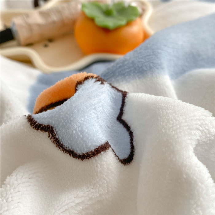 91家纺网 家纺一手货源 找家纺 古吉梦 2023新增牛奶绒印花（跑量款） 蓝色恋人