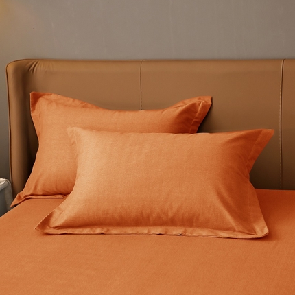 91家纺网 家纺一手货源 找家纺 （总）晶缦家纺 2024加厚全棉纯色生态磨毛多规格单品四件套--枕套