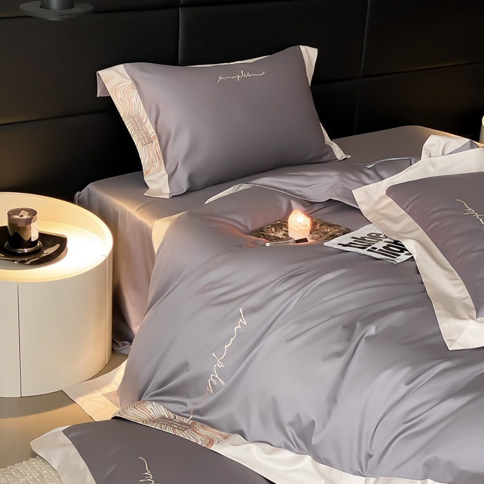 91家纺网 家纺一手货源 找家纺 （总）爱缦 2023新款极光系列100支澳棉四件套风格一