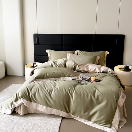 91家纺网 家纺一手货源 找家纺 （总）爱缦 2023新款极光系列100支澳棉四件套风格一